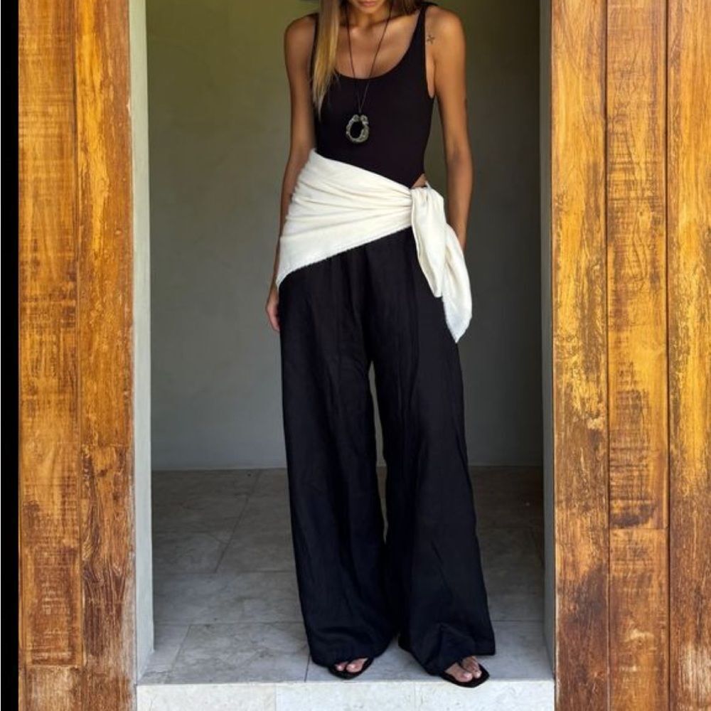 Black summer pants - Picture 3 of 6